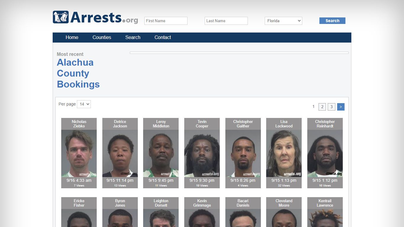 Alachua County Arrests and Inmate Search